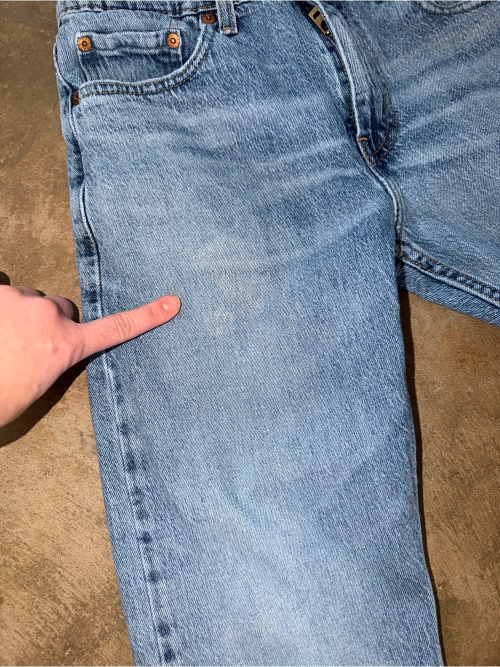 Levi’s 502 Taper Jeans Men’s W30 L30 Light Wash Denim Classic Cotton - Picture 13 of 14